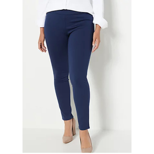 NWT NYDJ Ponte‎ Leggings- Evening Tide, Navy, Size 8